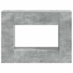 vidaXL Konzolový stôl Pruhovaný Betónovo Sivá 101 x 29 x 74 cm – Obrázok 5