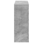vidaXL Konzolový stôl Pruhovaný Betónovo Sivá 101 x 29 x 74 cm – Obrázok 6