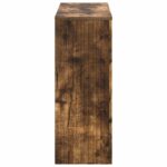 vidaXL Konzolový stôl Údený Dub 101 x 29 x 74 cm Konštruované drevo – Obrázok 6