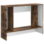 vidaXL Konzolový stôl Údený Dub 101 x 29 x 74 cm Konštruované drevo – Obrázok 7