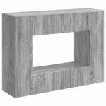 vidaXL Konzolový stôl Sivá Sonoma 101 x 29 x 74 cm Konštruované drevo – Obrázok 2