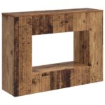 vidaXL Konzolový stôl Staré drevo 101 x 29 x 74 cm Konštruované drevo – Obrázok 2