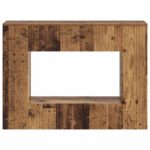 vidaXL Konzolový stôl Staré drevo 101 x 29 x 74 cm Konštruované drevo – Obrázok 5