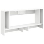 vidaXL Konzolový stôl Biely 155 x 29 x 74 cm Konštruované drevo – Obrázok 7