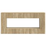 vidaXL Konzolový stôl Sonoma dub 155 x 29 x 74 cm Konštruované drevo – Obrázok 5
