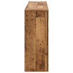 vidaXL Konzolový stôl Staré drevo 155 x 29 x 74 cm Konštruované drevo – Obrázok 6