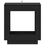 vidaXL Bočný stôl Čierny dub 60 x 40 x 65 cm Kompozitné drevo – Obrázok 4