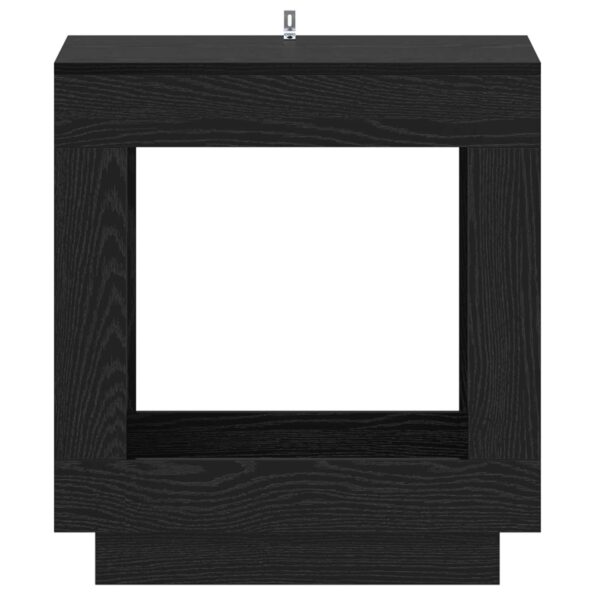 vidaXL Bočný stôl Čierny dub 60 x 40 x 65 cm Kompozitné drevo – Obrázok 4