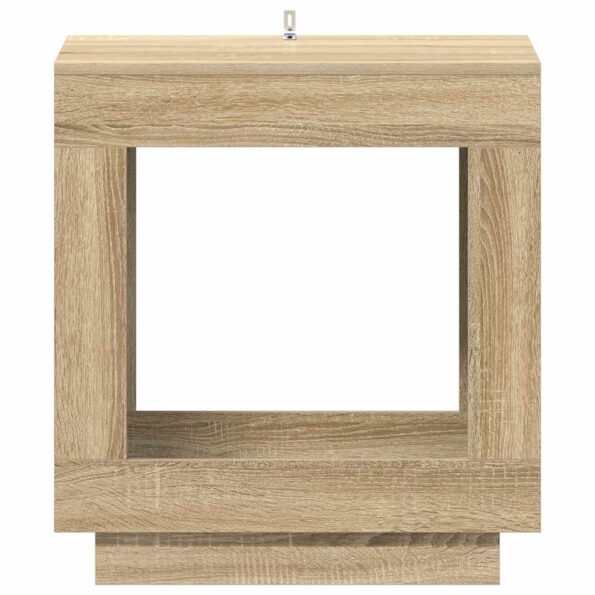 vidaXL Bočný stôl Dub sonoma 60 x 40 x 65 cm Kompozitné drevo – Obrázok 4