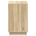 vidaXL Bočný stôl Dub sonoma 60 x 40 x 65 cm Kompozitné drevo – Obrázok 5