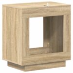 vidaXL Bočný stôl Dub sonoma 60 x 40 x 65 cm Kompozitné drevo – Obrázok 6