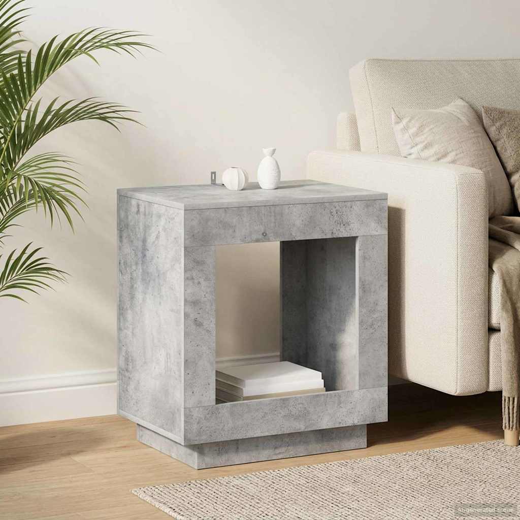 899898_1.jpg vidaXL Bočný stôl Betónovo sivá 60 x 40 x 65 cm Kompozitné drevo – Obrázok 1