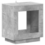 vidaXL Bočný stôl Betónovo sivá 60 x 40 x 65 cm Kompozitné drevo – Obrázok 2