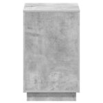 vidaXL Bočný stôl Betónovo sivá 60 x 40 x 65 cm Kompozitné drevo – Obrázok 6