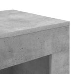 vidaXL Bočný stôl Betónovo sivá 60 x 40 x 65 cm Kompozitné drevo – Obrázok 9