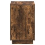 vidaXL Bočný stôl Dymový dub 60 x 40 x 65 cm Kompozitné drevo – Obrázok 5