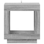 vidaXL Bočný stôl Sivá sonoma 60 x 40 x 65 cm Kompozitné drevo – Obrázok 4