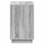 vidaXL Bočný stôl Sivá sonoma 60 x 40 x 65 cm Kompozitné drevo – Obrázok 5