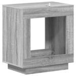 vidaXL Bočný stôl Sivá sonoma 60 x 40 x 65 cm Kompozitné drevo – Obrázok 6