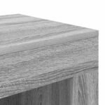 vidaXL Bočný stôl Sivá sonoma 60 x 40 x 65 cm Kompozitné drevo – Obrázok 8