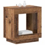 vidaXL Bočný stôl Staré drevo 60 x 40 x 65 cm Kompozitné drevo – Obrázok 3
