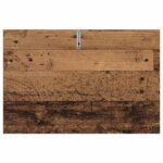 vidaXL Bočný stôl Staré drevo 60 x 40 x 65 cm Kompozitné drevo – Obrázok 7