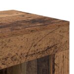 vidaXL Bočný stôl Staré drevo 60 x 40 x 65 cm Kompozitné drevo – Obrázok 8