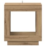 vidaXL Bočný stôl Dub artisan 60 x 40 x 65 cm Kompozitné drevo – Obrázok 4