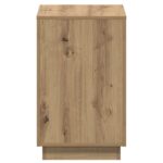 vidaXL Bočný stôl Dub artisan 60 x 40 x 65 cm Kompozitné drevo – Obrázok 5