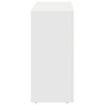 vidaXL Konferenčný stolík Biela 102 x 35 x 75 cm Kompozitné drevo – Obrázok 6