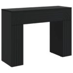 vidaXL Konferenčný stolík Čierna 102 x 35 x 75 cm Kompozitné drevo – Obrázok 2