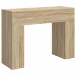 vidaXL Konferenčný stolík Dub sonoma 102 x 35 x 75 cm Kompozitné drevo – Obrázok 2
