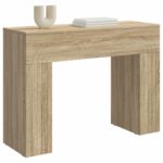 vidaXL Konferenčný stolík Dub sonoma 102 x 35 x 75 cm Kompozitné drevo – Obrázok 3