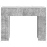 vidaXL Konferenčný stolík Betónovo sivá 102 x 35 x 75 cm – Obrázok 5