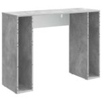 vidaXL Konferenčný stolík Betónovo sivá 102 x 35 x 75 cm – Obrázok 7