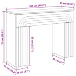 vidaXL Konferenčný stolík Biela s vysokým leskom 102 x 35 x 75 cm – Obrázok 10