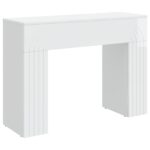 vidaXL Konferenčný stolík Biela s vysokým leskom 102 x 35 x 75 cm – Obrázok 2