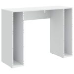 vidaXL Konferenčný stolík Biela s vysokým leskom 102 x 35 x 75 cm – Obrázok 7