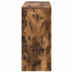 vidaXL Konferenčný stolík Dymový dub 102 x 35 x 75 cm Kompozitné drevo – Obrázok 6