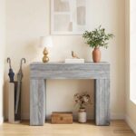 vidaXL Konferenčný stolík Sivá sonoma 102 x 35 x 75 cm – Obrázok 4
