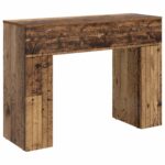 vidaXL Konferenčný stolík Staré drevo 102 x 35 x 75 cm – Obrázok 2