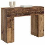 vidaXL Konferenčný stolík Staré drevo 102 x 35 x 75 cm – Obrázok 3