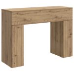 vidaXL Konferenčný stolík Dub artisan 102 x 35 x 75 cm – Obrázok 2