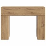 vidaXL Konferenčný stolík Dub artisan 102 x 35 x 75 cm – Obrázok 5