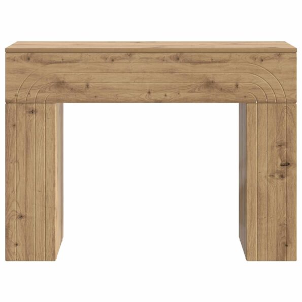 vidaXL Konferenčný stolík Dub artisan 102 x 35 x 75 cm – Obrázok 5