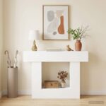 vidaXL Biely 101 x 30 x 74 cm