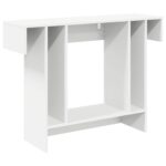 vidaXL Biely 101 x 30 x 74 cm – Obrázok 7