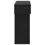vidaXL Čierny Dub 101 x 30 x 74 cm – Obrázok 6