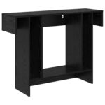 vidaXL Čierny Dub 101 x 30 x 74 cm – Obrázok 7