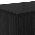 vidaXL Čierny Dub 101 x 30 x 74 cm – Obrázok 8